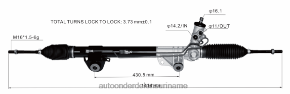 stuurbekrachtigingshuis bl1z3504-a N2Z0L2667 groothandel auto onderdelen - FORD