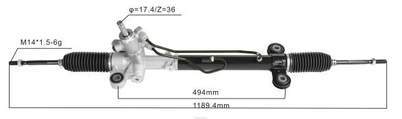 stuurbekrachtigingshuis 53601-stk-a02 53601-stk-a04 N2Z0L2529 voertuig motor onderdelen - HONDA