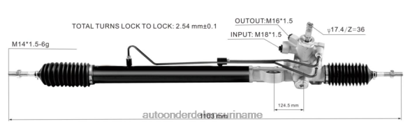 stuurbekrachtigingshuis 53601-ta0-003 N2Z0L2532 auto onderdelen bestellen - HONDA