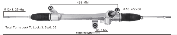 stuurbekrachtigingshuis 53601-tg2-t01 N2Z0L2539 voertuig motor onderdelen - HONDA