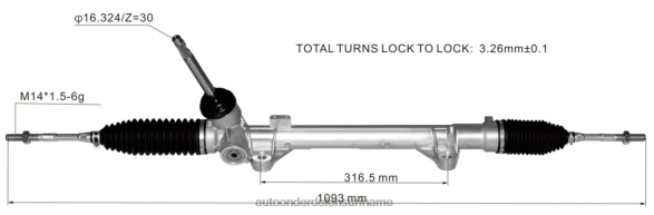 stuurbekrachtigingshuis 48001-8099r 480011626r N2Z0L2806 auto onderdelen leveranciers - RENAULT
