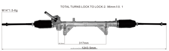 stuurbekrachtigingsrek 8200124407 8200565645 8200595934 8200124408 N2Z0L2808 auto reserveonderdeel - RENAULT