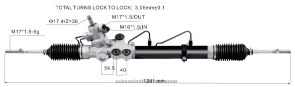 stuurbekrachtigingshuis 44250-26220 N2Z0L2482 auto onderdelen bestellen - TOYOTA