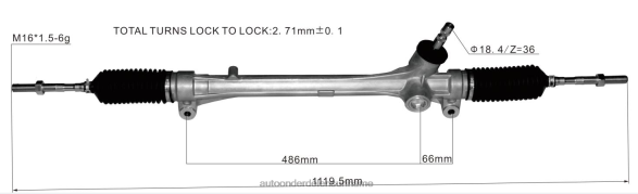 stuurbekrachtigingshuis 45510-48070 N2Z0L2520 auto onderdelen winkel - TOYOTA